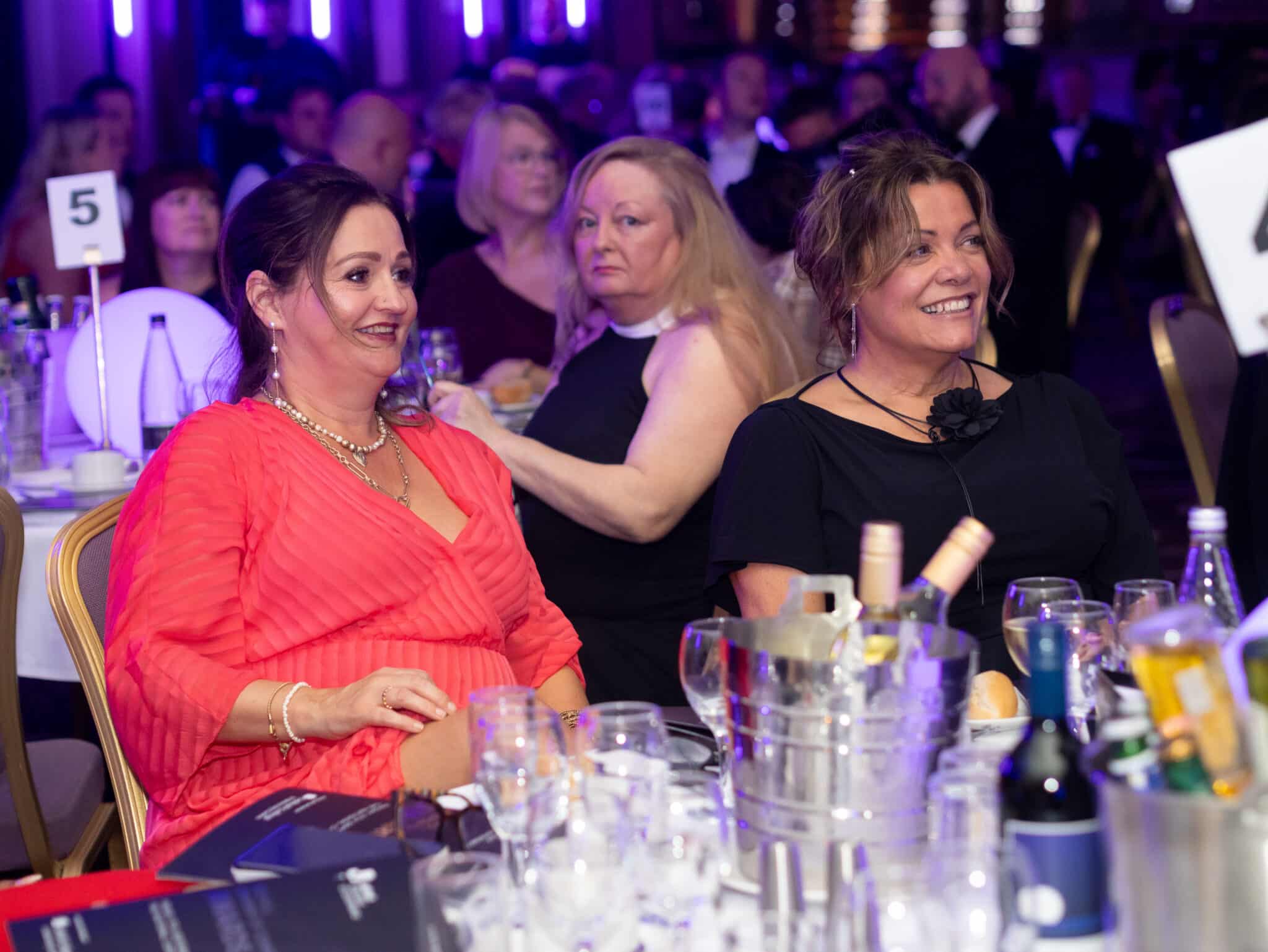 College staff enjoying the awards ceremony