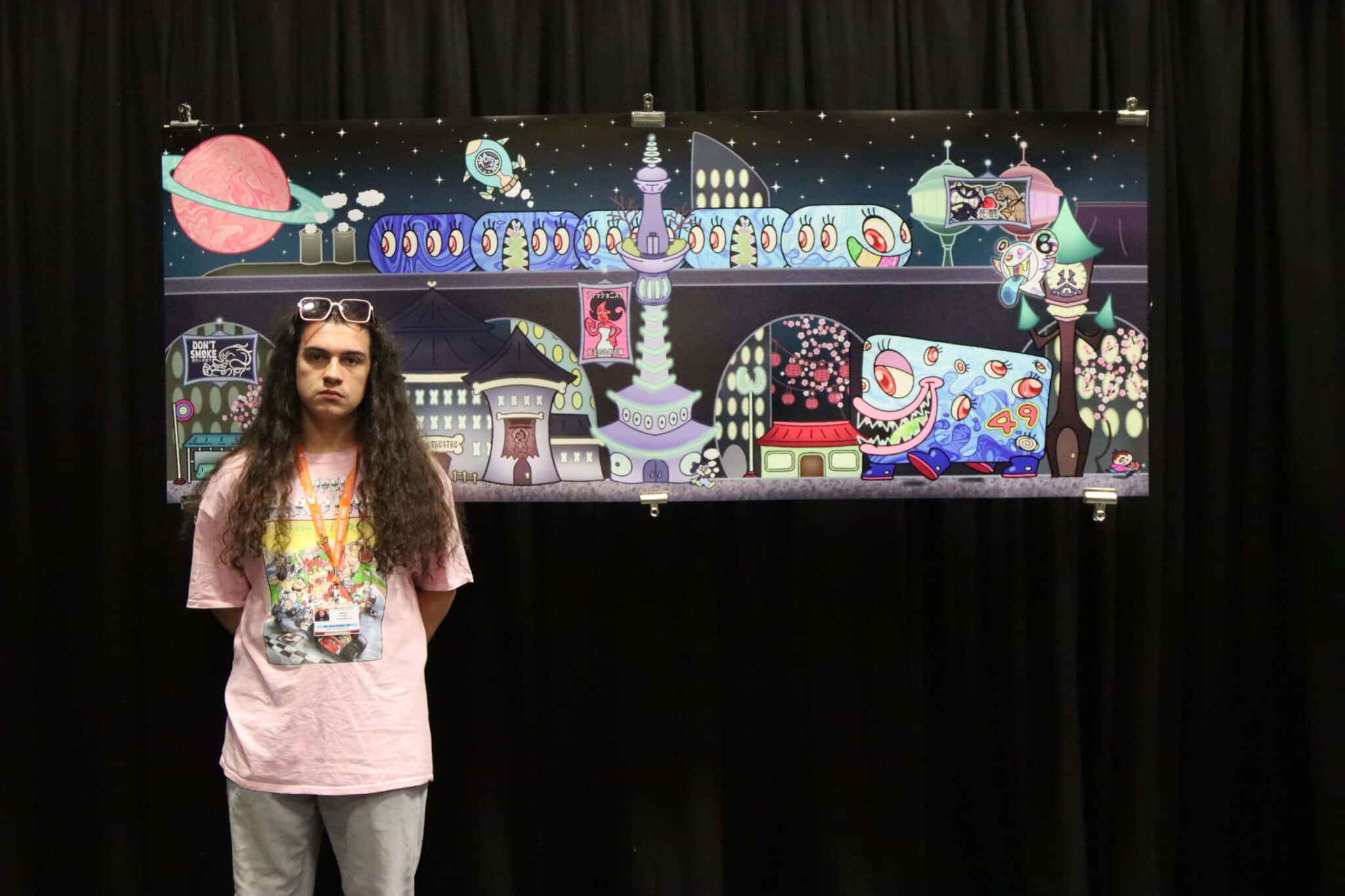 Art student ready for graphic design degree